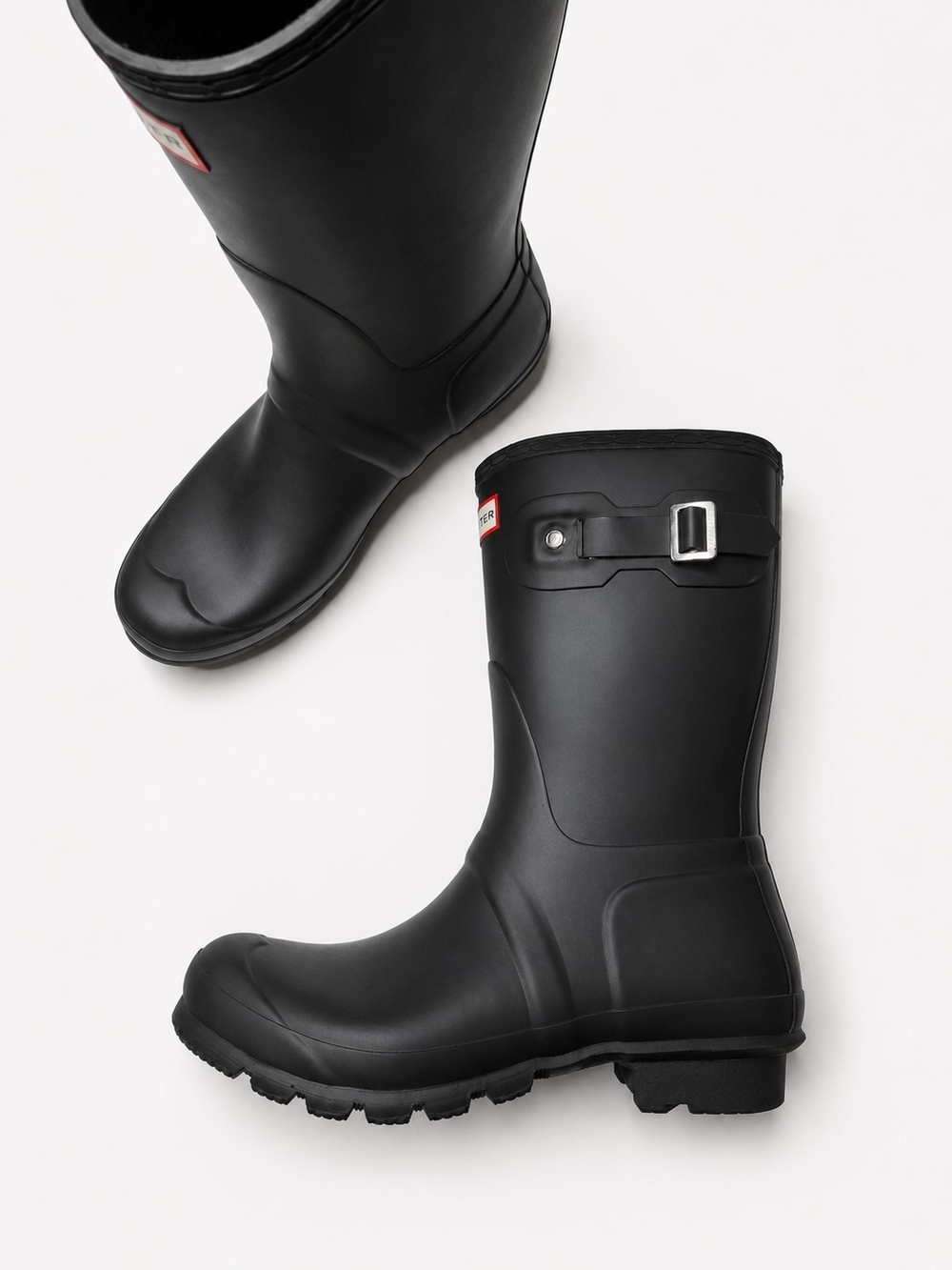 Hunter Women's Size 10 Black Rain Boots Missing Sock